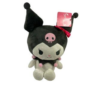 Kuromi Sanrio Plush Toy Stuffed Animal Bow 12" Soft Cinnamoroll Japan Bow Skull